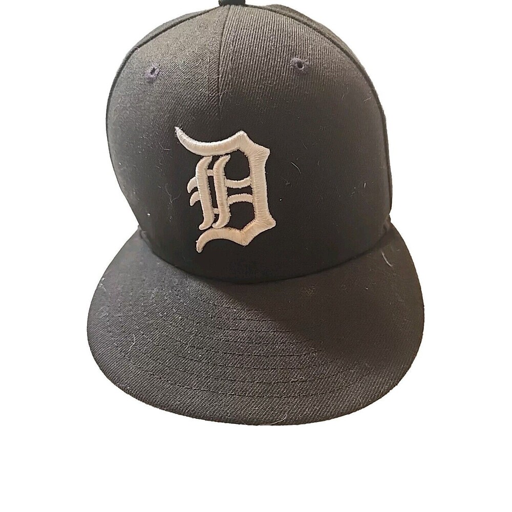 Detroit Tigers New Era Baseball MLB 59 Fifty Embroidered Hat Cap Fitted Mens 7.5